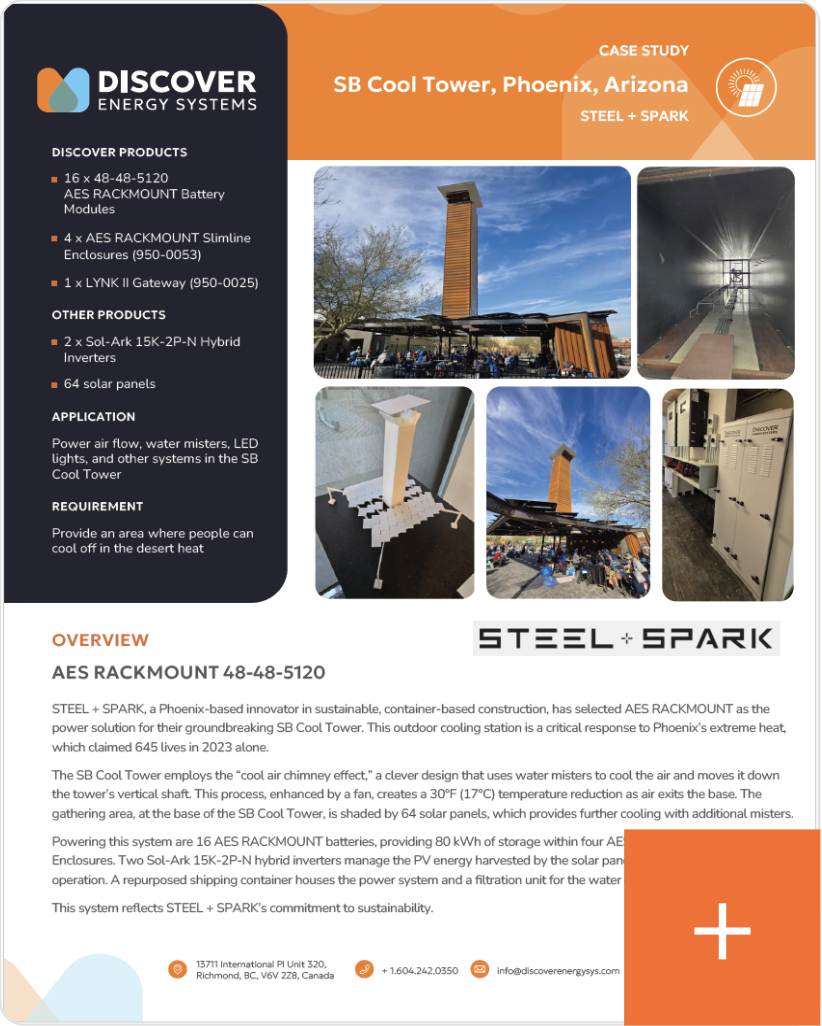 Phoenix, Arizona, SB Cool Tower: Steel + Spark