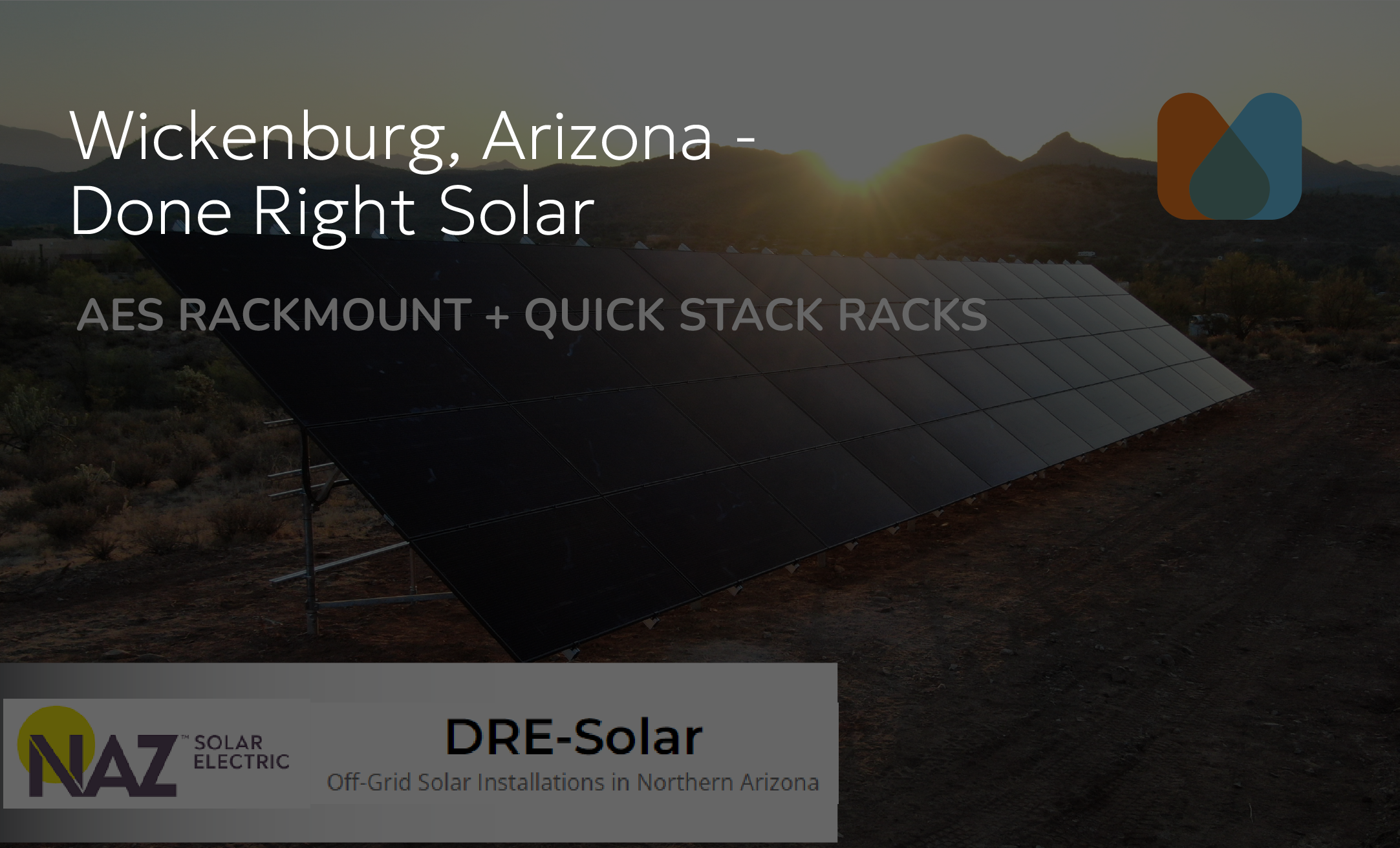 Zero export, self-consumption, optimized grid-tied system. Wickenburg, Arizona