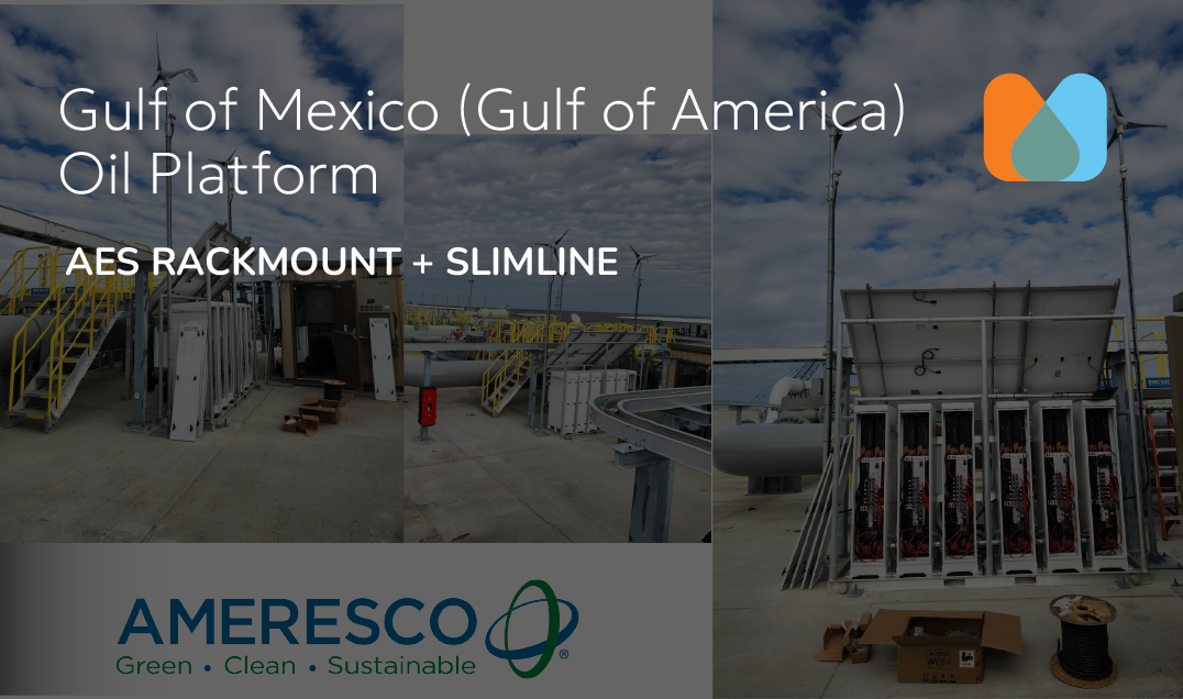 Gulf of Mexico (Gulf of America) Oil Platform